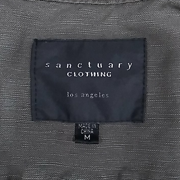 Sanctuary Anthropology Women's Army Green Raw Edged Vest *MED* - Picture 8 of 8